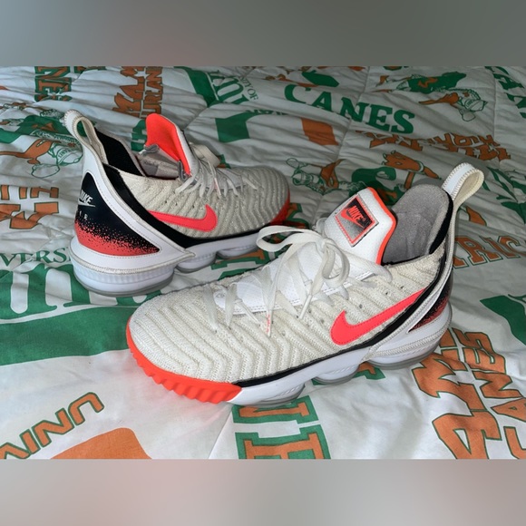 Nike Lebron 16 Lava Agassi Tech Challenge 9.5 - Picture 11 of 11